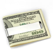 LO3384 - High polished (no plating) Stainless Steel Money clip with No Stone-0