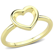 LO3985 - Flash Gold Brass Ring with No Stone-0