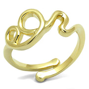 LO4002 - Flash Gold Brass Ring with No Stone-0