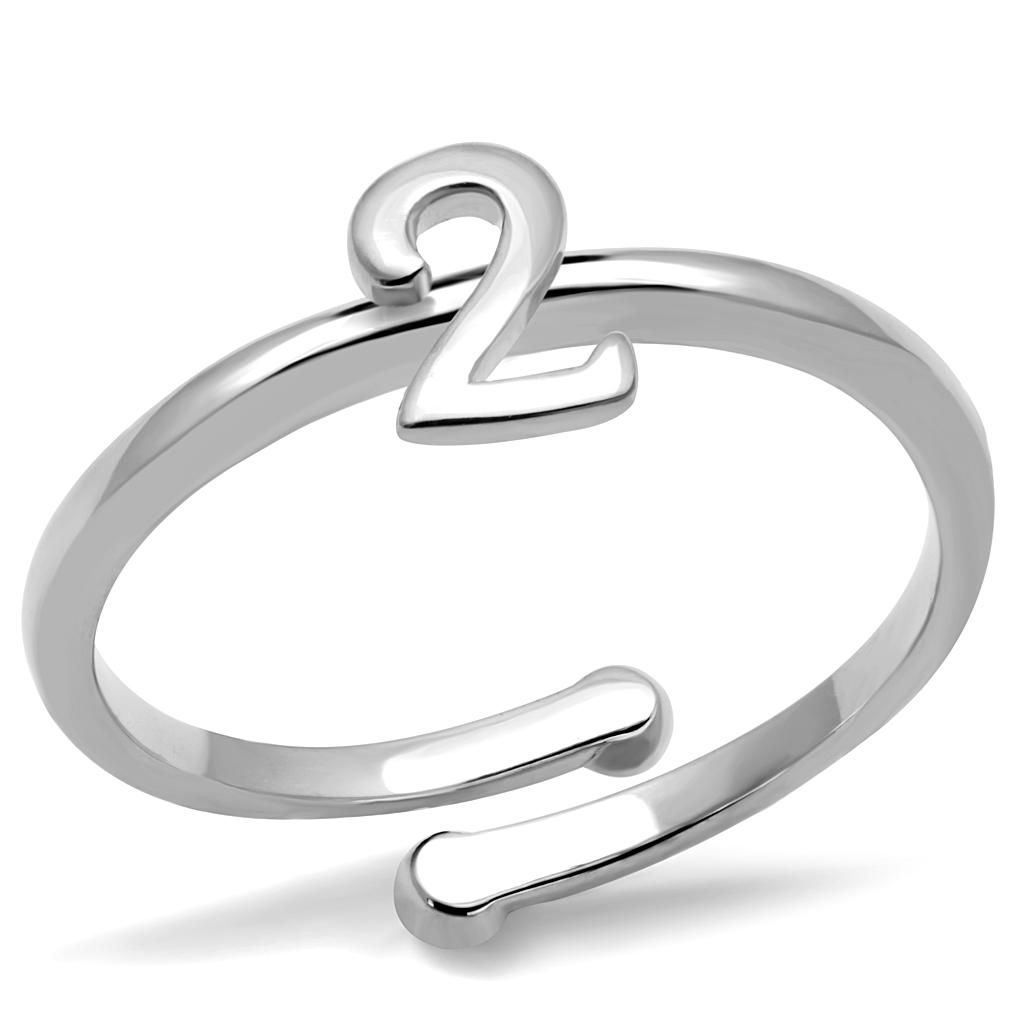 LO4009 - Rhodium Brass Ring with No Stone-0