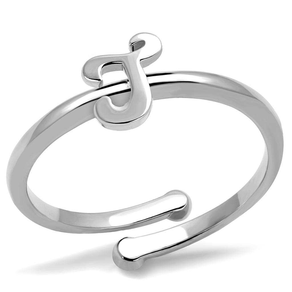 LO4011 - Rhodium Brass Ring with No Stone-0