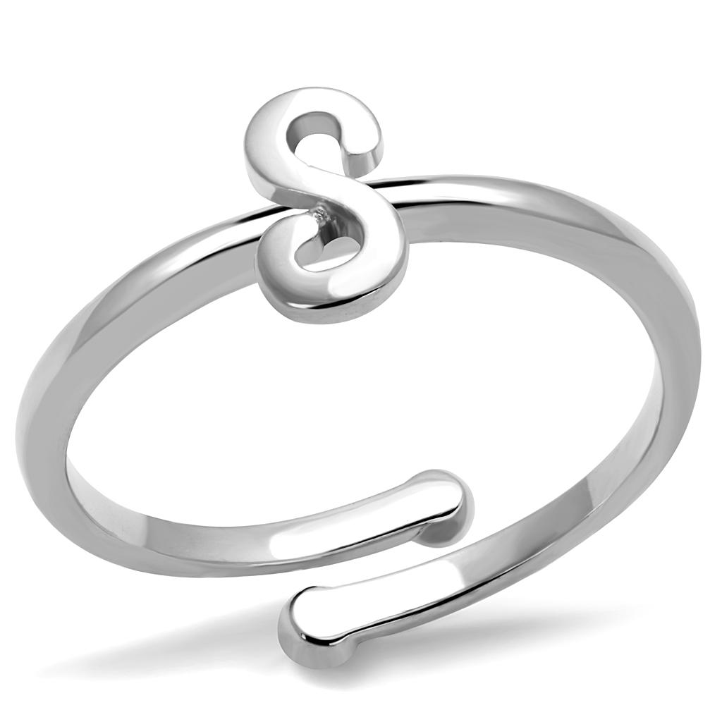 LO4013 - Rhodium Brass Ring with No Stone-0