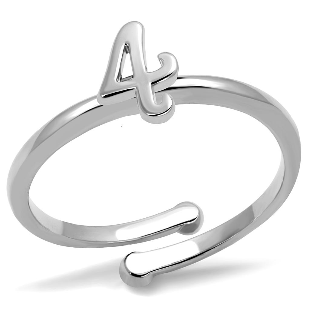 LO4031 - Rhodium Brass Ring with No Stone-0