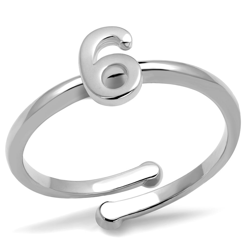 LO4033 - Rhodium Brass Ring with No Stone-0