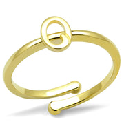 LO4036 - Flash Gold Brass Ring with No Stone-0