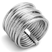 LO4082 - Rhodium Brass Ring with No Stone-0