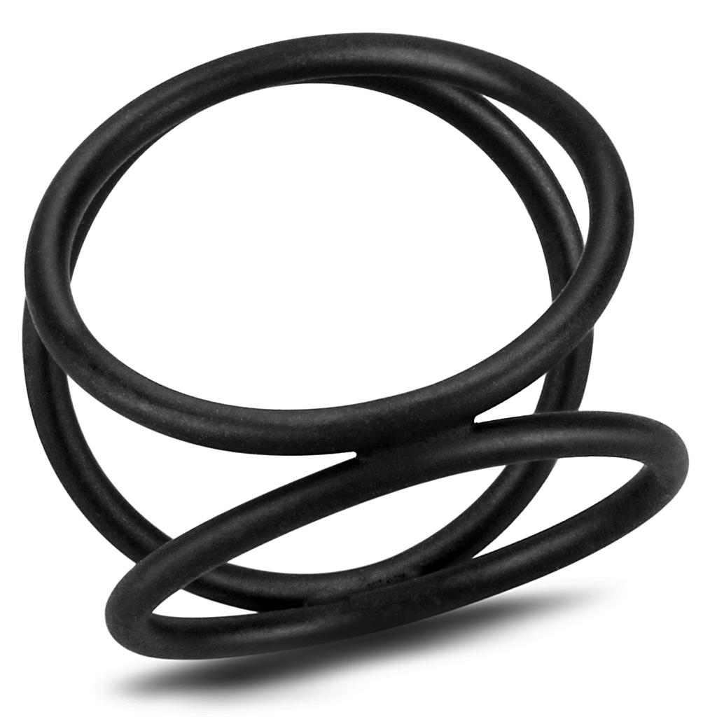 LO4248 - Ruthenium Brass Ring with No Stone-0