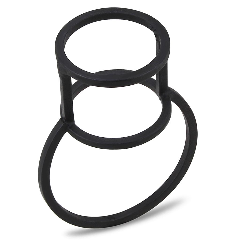 LO4251 - Ruthenium Brass Ring with No Stone-0