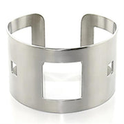LO625 -  Stainless Steel Bangle with No Stone-0