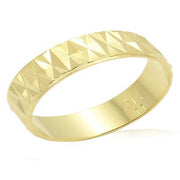 LO981 - Gold Brass Ring with No Stone-0