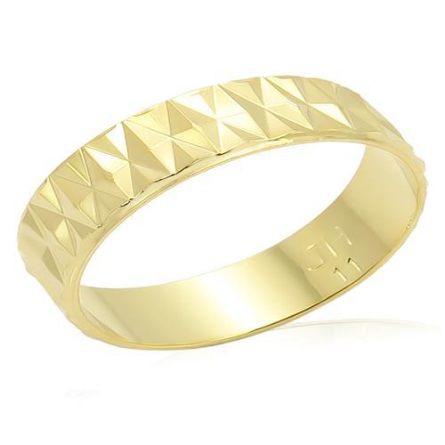 LO981 - Gold Brass Ring with No Stone-0