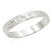 LO998 - Imitation Rhodium Brass Ring with No Stone-0