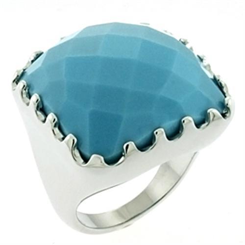 LOA609 - Matte Gold Brass Ring with No Stone-0