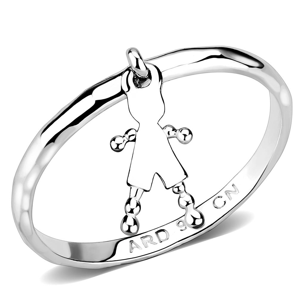 LOS328 - Silver 925 Sterling Silver Ring with No Stone-0