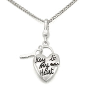 LOS430 - Silver 925 Sterling Silver Chain Pendant with No Stone-0