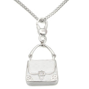 LOS439 - Silver 925 Sterling Silver Chain Pendant with No Stone-0