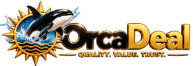 OrcaDeal quality value trust logo for website header