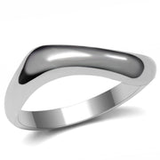 TK031 - High polished (no plating) Stainless Steel Ring with No Stone-0