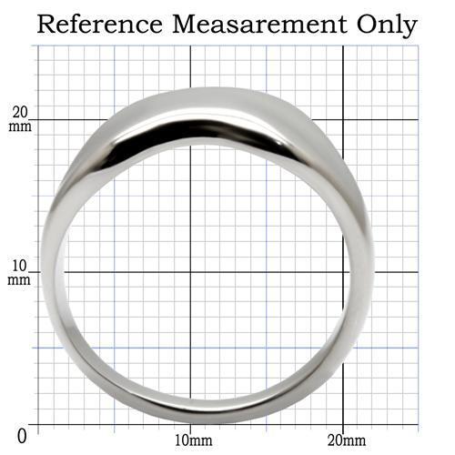 TK033 - High polished (no plating) Stainless Steel Ring with No Stone-1
