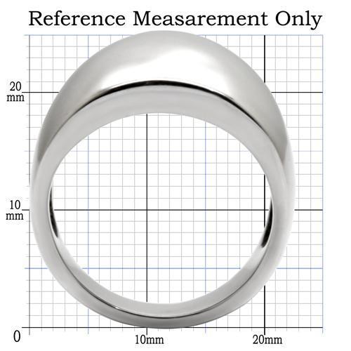 TK034 - High polished (no plating) Stainless Steel Ring with No Stone-1