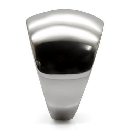 TK034 - High polished (no plating) Stainless Steel Ring with No Stone-4