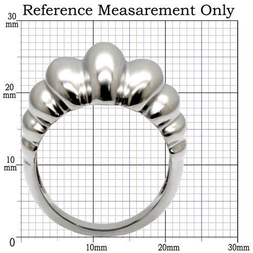 TK035 - High polished (no plating) Stainless Steel Ring with No Stone-1