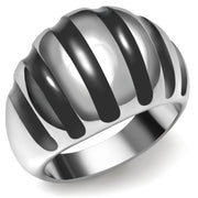 TK038 - High polished (no plating) Stainless Steel Ring with No Stone-0
