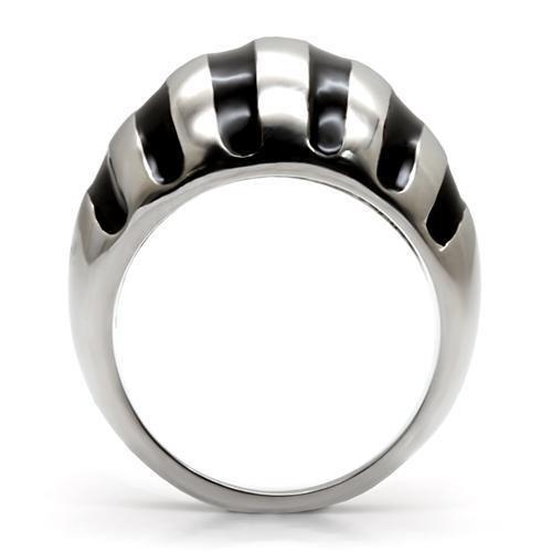 TK038 - High polished (no plating) Stainless Steel Ring with No Stone-3