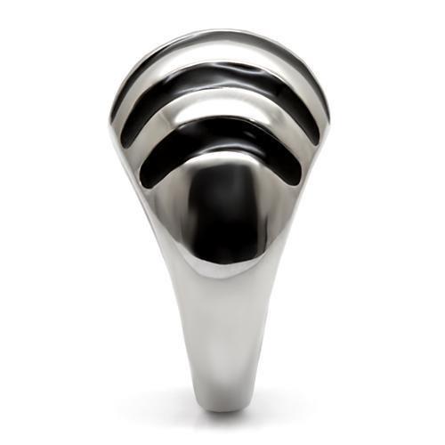 TK038 - High polished (no plating) Stainless Steel Ring with No Stone-4