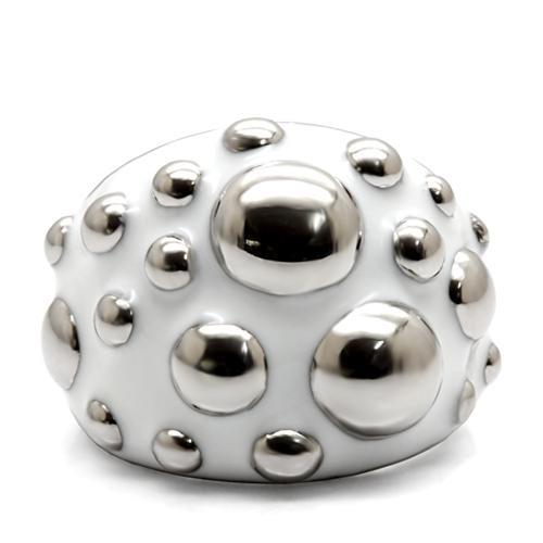 TK042 - High polished (no plating) Stainless Steel Ring with No Stone-2