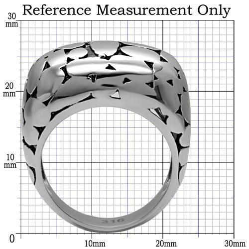 TK048 - High polished (no plating) Stainless Steel Ring with No Stone-1