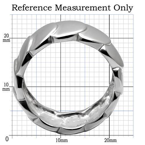 TK049 - High polished (no plating) Stainless Steel Ring with No Stone-1