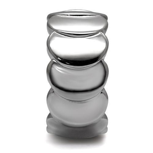 TK049 - High polished (no plating) Stainless Steel Ring with No Stone-4