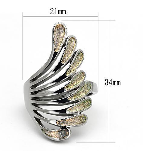 TK1001 - High polished (no plating) Stainless Steel Ring with No Stone-1