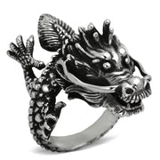 TK1012 - High polished (no plating) Stainless Steel Ring with No Stone-0