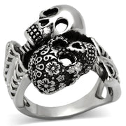 TK1039 - High polished (no plating) Stainless Steel Ring with No Stone-0