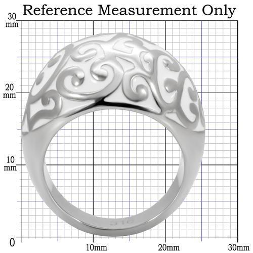 TK107 - High polished (no plating) Stainless Steel Ring with No Stone-1