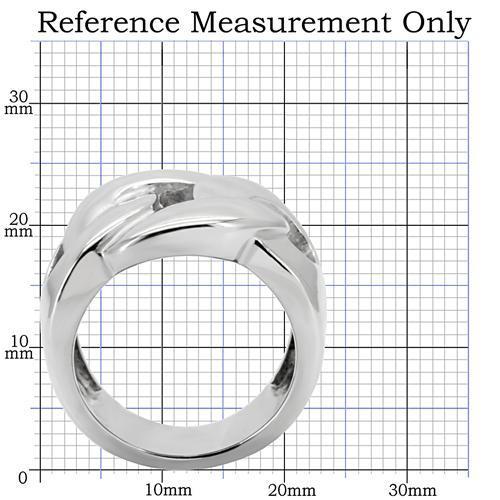 TK131 - High polished (no plating) Stainless Steel Ring with No Stone-1