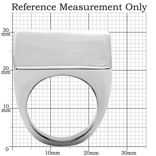 TK134 - High polished (no plating) Stainless Steel Ring with No Stone-1