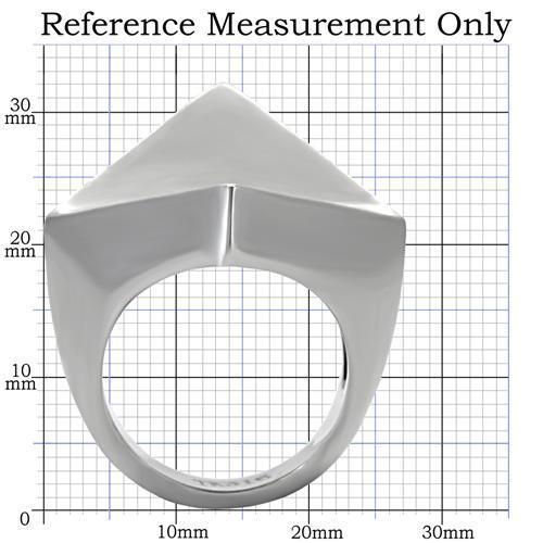 TK136 - High polished (no plating) Stainless Steel Ring with No Stone-1