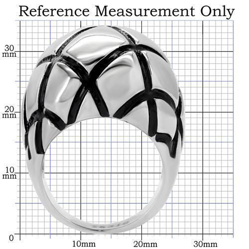TK139 - High polished (no plating) Stainless Steel Ring with No Stone-1