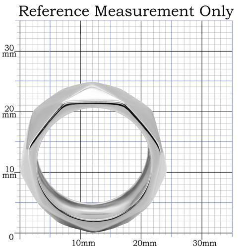 TK142 - High polished (no plating) Stainless Steel Ring with No Stone-1
