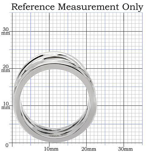 TK144 - High polished (no plating) Stainless Steel Ring with No Stone-1
