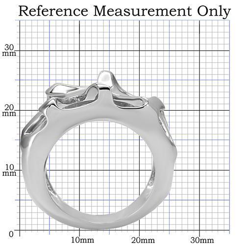 TK146 - High polished (no plating) Stainless Steel Ring with No Stone-1