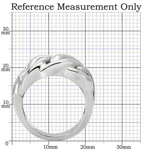 TK147 - High polished (no plating) Stainless Steel Ring with No Stone-1