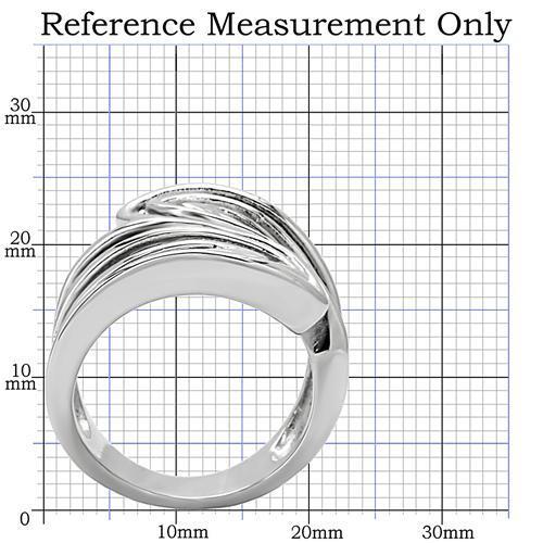 TK153 - High polished (no plating) Stainless Steel Ring with No Stone-1