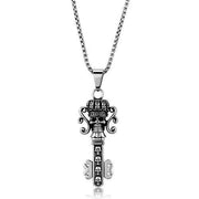 TK1984 - High polished (no plating) Stainless Steel Necklace with No Stone-0