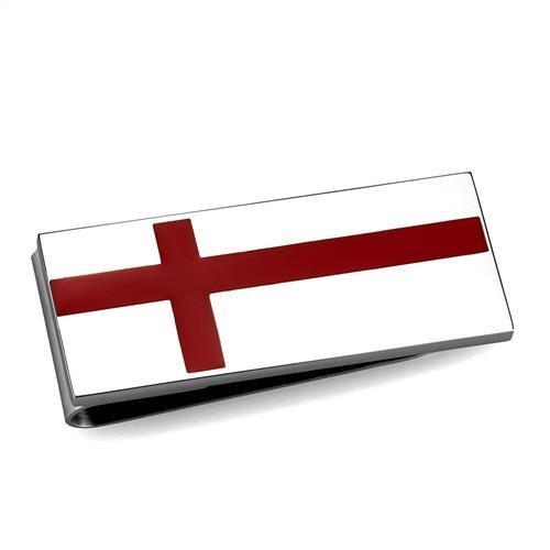 TK2089 - High polished (no plating) Stainless Steel Money clip with No Stone-0
