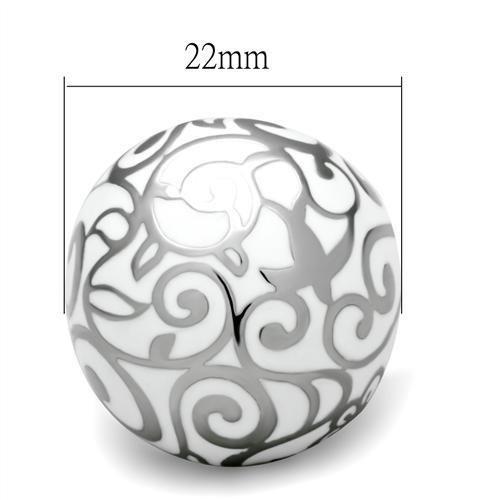 TK215 - High polished (no plating) Stainless Steel Ring with No Stone-1