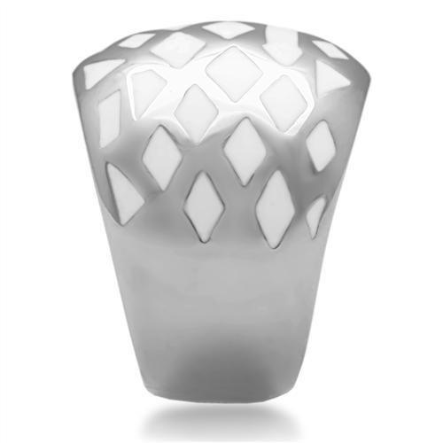 TK216 - High polished (no plating) Stainless Steel Ring with No Stone-4
